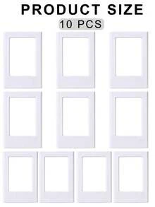 20 piezas Marcos de fotos magnéticos para refrigerador, marcos de fotos de 3 pulgadas de colores para refrigerador, adecuados para papel fotográfico mini - 20Pcs - Ver 17