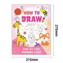 1 Buku Berisi 300 Gambar Benda Lucu, Cocok Untuk Pecinta Seni Lukis yang Ingin Belajar Menggambar Apa Saja. Buku ini menyediakan langkah-langkah detail tentang menggambar hewan, makanan, hadiah, dan hal-hal menakjubkan lainnya. "Cara Menggambar Segala Sesuatu: 300 Gambar" - MultiWarna - View 13