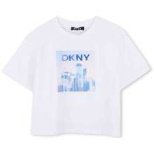 DKNY تيشيرتات طفلة صغيرة - أبيض - مشاهدة 2