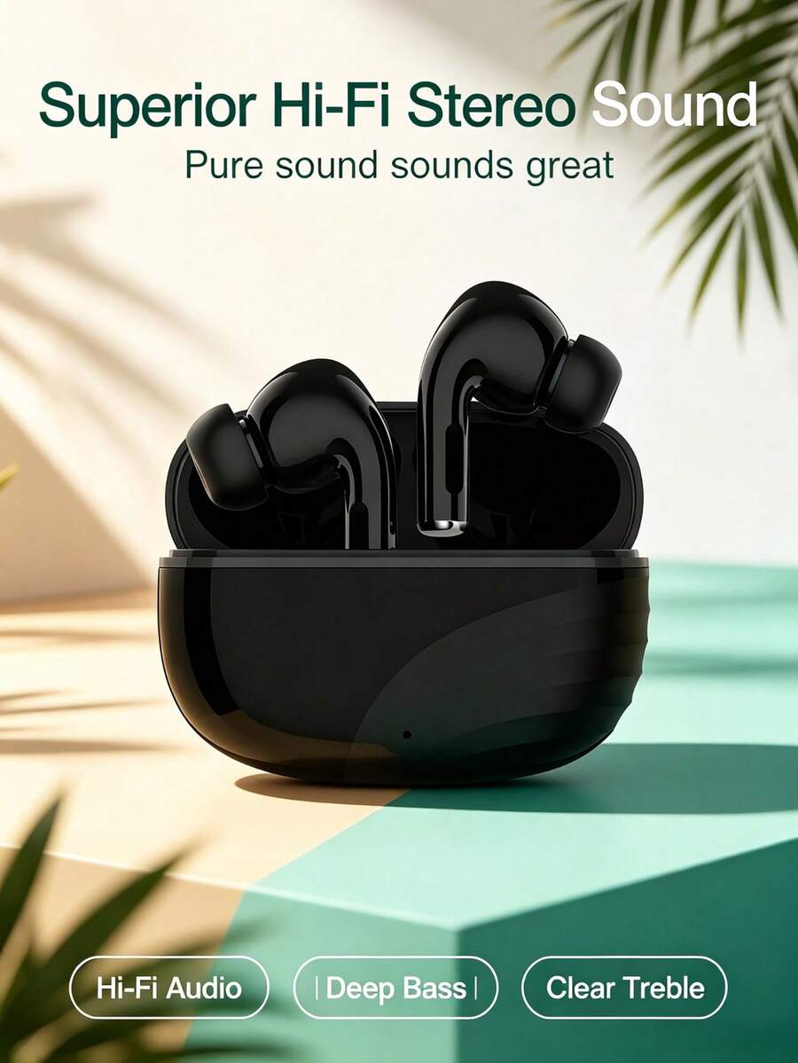 SZLWSM In-Ear Headphones - Compact & Portable Design, Smart Noise Cancellation, Ultra-Long Battery Life. Bluetooth Earbuds, Compact & Portable, In-Ear Bluetooth Headphones With Mini Earbuds And Charging Case - View 1