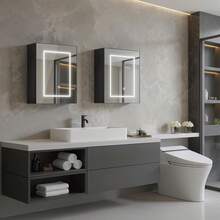 Bathroom Mirrors - Black - View 3
