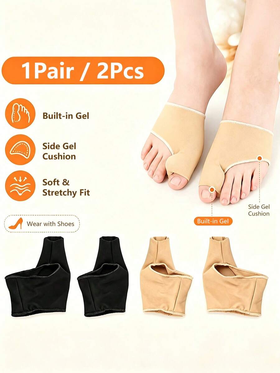 1 Pair Unisex Wearable Sports Forefoot Pads, Stable Fit, Breathable And Sweat-Absorbent Half-Sole Inserts - Multicolor - View 1