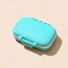 Mini Portable Pill Box - 3 Compartment Pill Storage Box, Weekly Pill Organizer, Medication Dispenser - Multicolor - View 16