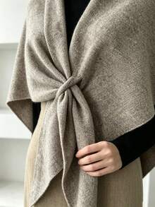 Woolen Women's Scarf, Autumn/Winter Solid Color Shawl Scarf, New Warm Versatile Fashion, Multiple Colors Available - Multicolor - View 2