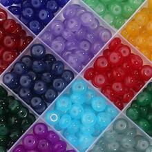 60pcs 8mm Classic Solid Color Glass Beads For DIY Jewelry Making, Handcrafted Bracelets, Necklaces, Everyday Wear - 8mm solid color beads - View 7