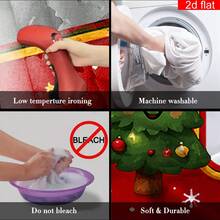 1PC 2D Flat Christmas Fun Photo Frame Party Banner – Santa, Reindeer, Snowman & Tree Cut‑Out Photo Design. Perfect Christmas Party Photo Check‑In Prop. Polyester. - View 7
