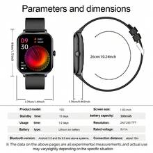 [Nirkabel, Smartwatch] Smartwatch 1,83 inci ini mendukung panggilan dan panggilan nirkabel, berbagai mode olahraga, pengingat dan penolakan panggilan, tampilan pesan yang mudah, dan kompatibel dengan Android 5.0+ / iOS 10.0. Pilihan hadiah yang ideal untuk berbagai hari raya. - View 11