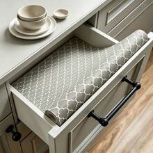 Non-Slip Waterproof Thickened Shelf Liner, Suitable For Kitchen Cabinets, Bathroom Storage, Washable Drawer Liner, Non-Adhesive Drawer Liner, Non-Slip Cabinet Liner - A - View 1