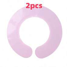 1pc Silicone Neck Strap With Reusable Black Haircut Cape, Anti-Hair Shedding Design - Multicolor - View 20