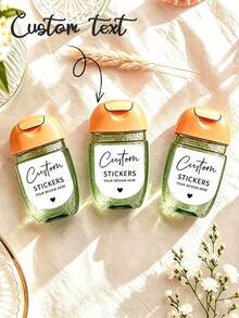 Custom Hand Soap Labels Stickers, Suitable For Graduation, Wedding, Bridal Shower, Coming Of Age, Birthday, Holiday Party And Other Occasions And Baptism, No Hand Soap Included, Halloween, Christmas - Multicolor - View 3