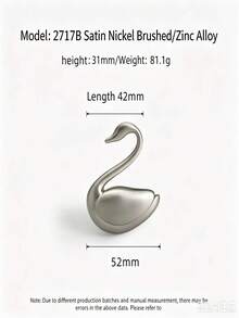 1pc Elegant Creative Swan Luxury Cabinet Drawer Door Handle Wardrobe Drawer Pull - 2717 - View 17