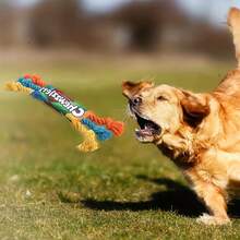 Multifunctional Pet Squeaky Toy, Dog Teething Training Rope Knot, Cat Self-Entertainment Chewing Toy, Durable And Dirt-Resistant - Multicolor - View 10
