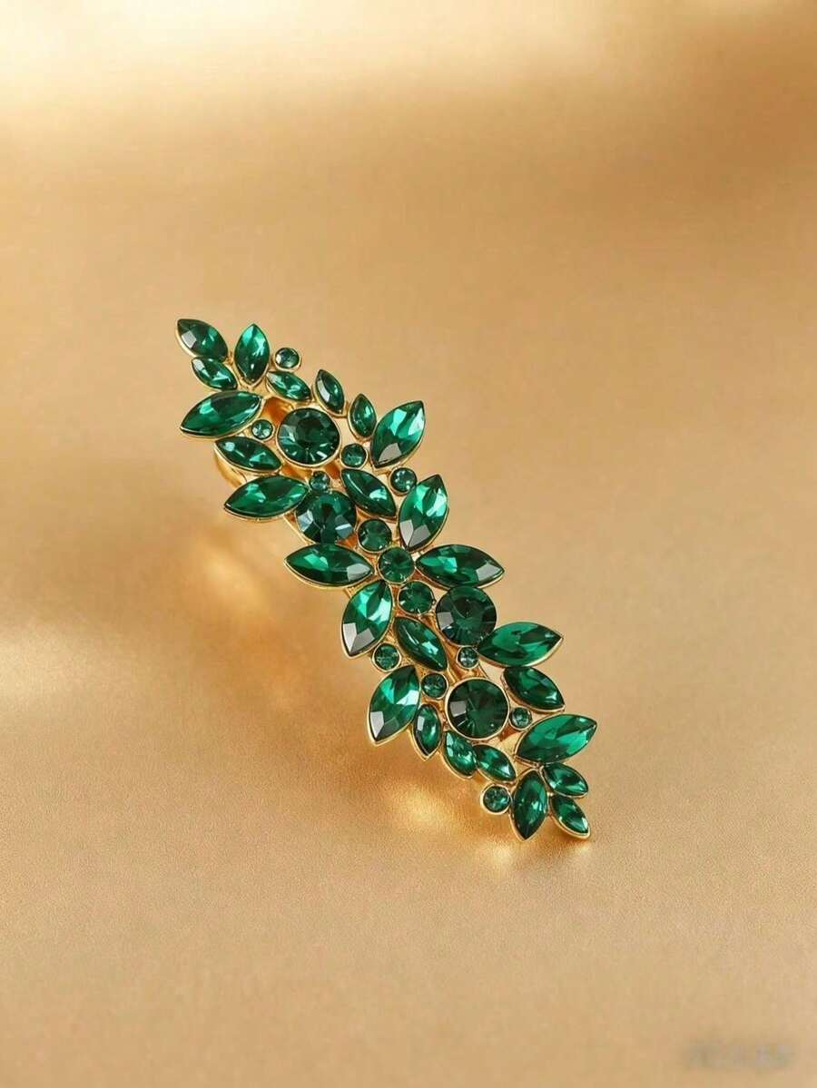 1pc Resin Drill Pearl Hair Clip - Multicolor - View 1