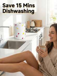 Reduce 90% Powerful Decontamination Microfiber Kitchen Wipe Roll Multi-Functional Soft And Super Absorbent Dishcloth Glass Cleaning Cloth No Lint, No Water Marks Suitable For Car Cleaning, Kitchen Tools, Bathroom Cleaning Household Cleaning - Multi-color - View 6