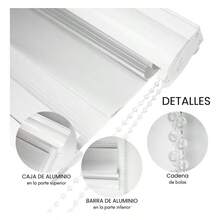 Blinds, Shades & Shutters - White - View 5