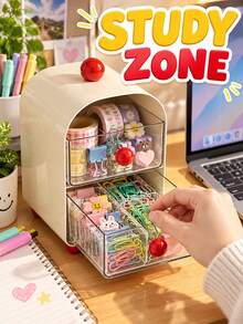 2-Tier Acrylic Coffee Station Organizer For Capsules Tea Bags Snacks Countertop Organizer Coffee Station Caddy Bathroom Makeup Organizer Multifunctional Drawer Storage Container For Home Office Men Women Storage Organization Kitchen Accessories - Multicolor - View 6