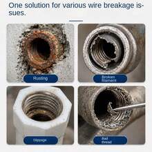 1PCS Broken Wire Extractor 4/6 Point Faucet Angle Valve Wire Extractor Water Pipe Breakage Broken Wire Broken End Removal Tool - As Show - View 6