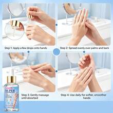 SUMIFANG Firming Repair Essence, Containing Urea And Hyaluronic Acid, Is A Moisturizing And Softening Hand Cream. Improves Rough And Thick Skin, Providing Long-Lasting Softness And Smoothness For Hands. 30ml - Urea - View 7
