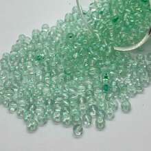 20g/Pack, Approx. 100pcs, 6mm Colorful Transparent Glass Beads, Suitable For Handmade DIY Bracelets, Necklaces, Waist Chains, Keychains And Other Jewelry Daily Matching - 6mm AB Iridescent Rice Beads 15 Colors 20g - View 16