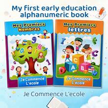 French Language Learning Activity Workbook, 2 Books Set, Letter And Number Tracing Book For Writing Training - Multicolor - View 2