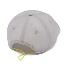 LI-NING "Wealth Blessing" Embroidered Baseball Cap, Burgundy Soft Top Breathable Casual Hat AMYW035 - 炊煙灰 - 查看 7