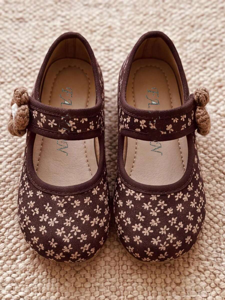 " Cute And Fun Children's Snow Boots, Tassel And Beaded Ones Are Super Eye-Catching, Warm And Easy To Walk On - Brown - View 1