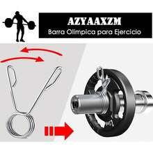 Barra Olimpica De Ejercicio Profesional 1.2M Barra Para Levantamiento Pesas - Negro - Ver 3