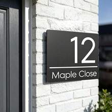 1pc Customizable Acrylic Sign - Personalized Door Number, Office And Home Wall Decor, Durable PMMA Material With Mounting Bracket - Suitable For Commercial And Residential Use - Office Supplies And Commercial Signage - Multicolor - View 5