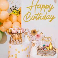 Happy Birthday Backdrop Decoration - Felt Happy Birthday Sign, Suitable For Balloon Arch Birthday Party Backdrop Decoration, Suitable For Birthday Party And Baby Shower - Multicolor - View 5