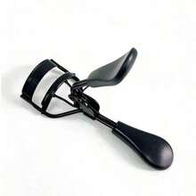 Portable Eyelash Curler With Silicone Pad, 2pcs Black Eyelash Curler With Comb, For Curling And Shaping, No Damage To Eyelashes, Eyelash Lift, Big Eye Effect, Suitable For Daily Makeup And Curling Eyelashes - Black - View 2