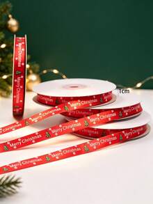 10 Yards/Roll Christmas Gift Party Baking Box Decoration Sealing Ribbon, Woven Ribbon Packaging Decoration Ribbon Bow Ribbon, Premium New Style - View 11