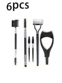 6/5/3/2/1pc Eyelash Tool Set, Includes Mascara Brush And Container, Create Natural Makeup Look, Includes Eyelash Comb And Brush, Reusable, False Eyelash Trimming Tool And Eyelash Separator, Suitable For Women And Girls - Multicolor - View 10