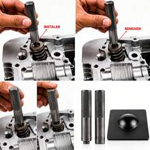 Kit Compressor De Mola De Válvula Instalador E Removedor Valvula Aérea Do Motor Para Motocicleta Moto - A - Visão 8