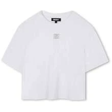 DKNY Young Girls T-Shirts - White - View 1