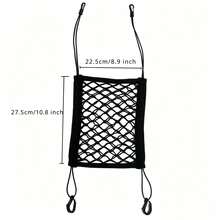 1 Pack, Let Your Kids And Pets - Dog Car Mesh Barrier With Automatic Mesh Organizer And Retractable Storage Bag, For Dog Car Seat, Car Seat Cover, Pet Car Seat - A - View 4
