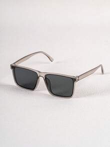 Women Retro Square Fashion Glasses, Tinted Lens Decorative Eyewear, Multi Colors Optiona - Multicolor - View 9