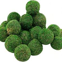 Real Moss Ball Plant Creative Flower Pot Japanese Kokedama Moisture-Retaining Green Moss Ball Micro Landscape Indoor Potted Plant - Green - View 5