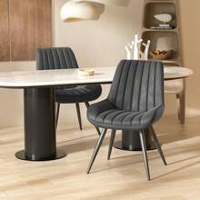 Dining Chairs - Dark Grey - View 1