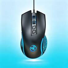 HXSJ Wired USB Optical Mouse, 7 Programmable Buttons, 3600 Adjustable Move Speed, Colorful RGB Backlight, Plug And Play Wired Computer Mouse For PC Laptop Home Office Gaming - View 5