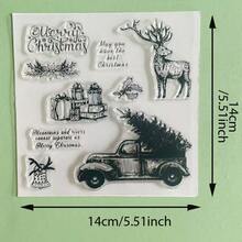 Snowflake Christmas Ornament Clear Silicone Stamp,Winter Holiday Decor Transparent Rubber Seal For Card Making Scrapbook Journal DIY Craft Stamp - SD-2 - View 28
