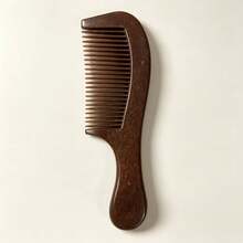 1pc Natural Fine-Tooth Comb, Anti-Static Anti-Hair Loss, Portable Comb, Designed For Women With Long Hair - Multicolor - View 6