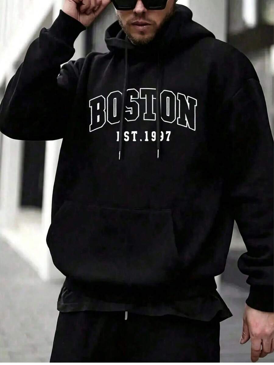 Men Sweatshirts - Black - View 1