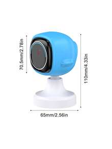 Interactive Laser Chase Cat Toy - USB Rechargeable, Handheld Or Desktop Placement, Automatic Timer Switching, Endless Fun - Blue - View 3