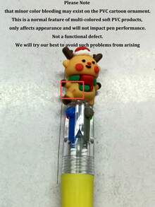Random 5/10/20pcs Mini Christmas Pens, Assorted Cute Designs With Santa, Reindeer And Snowman, Lightweight Grip, Perfect For Office And Holiday Gifts, Party Favors, Classroom Prizes, As Christmas Gift Stocking Stuffers - Christmas Style Pen - View 10