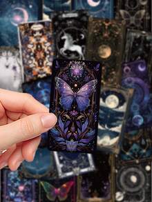 50pcs Mysterious Journey Stickers For Decorating Planner, Diary, Scrapbook, Journal, Luggage, Guitar, Skateboard, Manual, Notebook, Tablet, Water Bottle, Phone - Mysterious Journey 6 - View 5