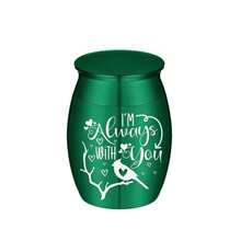 Small Keepsake Urn For Human Pet Ashes - 1.57 Inch Mini Cremation Urn In Aluminum Alloy - Memorial Ashes Holder - Multicolor - View 11
