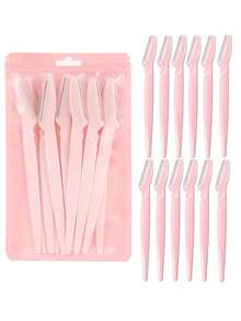 Dermaplane Razor For Women Face – Pink, 12 Pcs Face Razors For Women & Men, & Face Shaver – Exfoliating Facial Razor & Dermaplaner As Tool For Smoother Skin - Multicolor - View 8