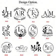 Personalized Embossing Stamp, Wedding Logo Stamp, Custom Wedding Invitation Embossing Stamp, Groom & Bride Wedding Gift - Gold - View 5