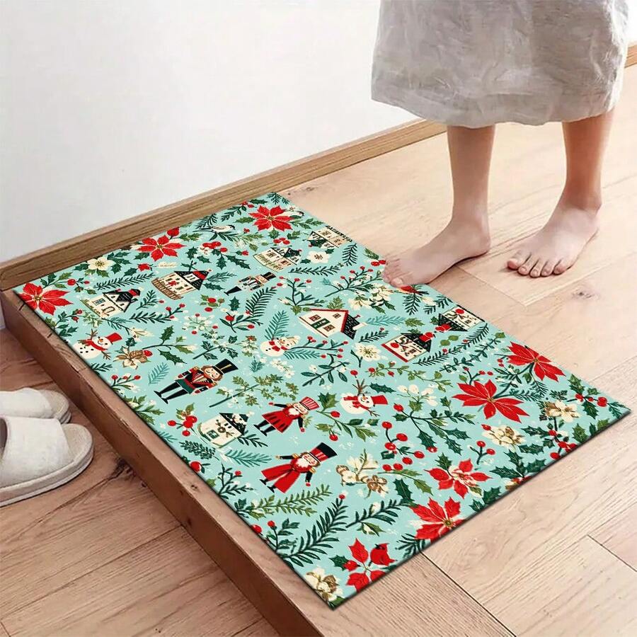 復古玩具士兵印花排水墊/吸水墊/乾燥墊 咖啡機餐具乾燥墊 - 吸水聚酯纖維桌面保護墊,附橡膠防滑底背,適用廚房檯面裝飾 - 家用吧檯與餐桌餐墊 - 彩色 - 查看 1