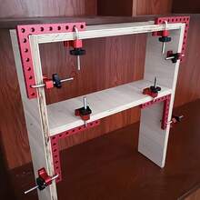 7PCS 90 Degree Woodworking Corner Clamp Set, Adjustable Right Angle Positioning Clamps With Multi-Hole Design, Woodworking Clamping Jig For Cabinets, Drawers, Picture Frames, Boxes, Furniture Assembly & DIY Projects - 7-piece 90° Woodworking Corner Clamp Set - View 5